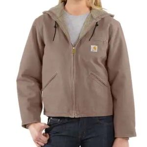 Carhartt Sandstone Sierra Jacket - Sherpa Lined